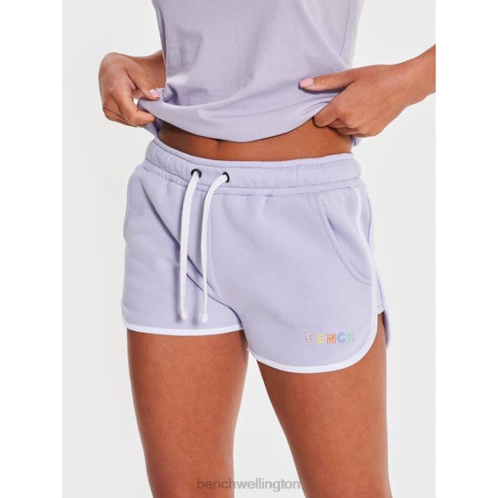 Bench Women Lilac STARLING Fleece Shorts 4860136