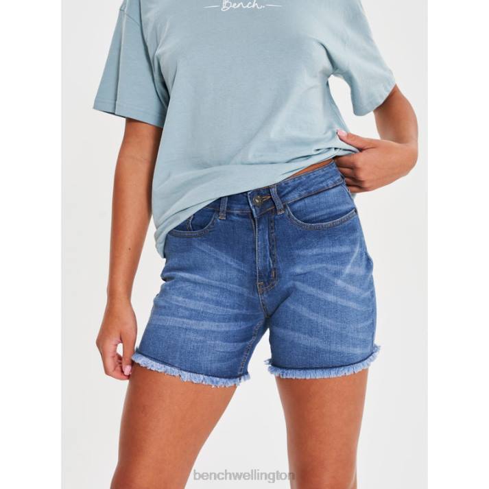 Bench Women Mid Blue KAYLIE Denim Shorts 4860133