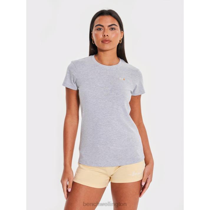 Bench Women Grey Marl THALASSA T-Shirt 486093