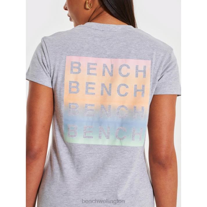 Bench Women Grey Marl THALASSA T-Shirt 486093