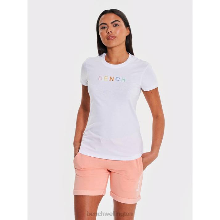 Bench Women White GALELLEA T-Shirt 486091