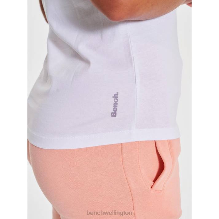 Bench Women White GALELLEA T-Shirt 486091