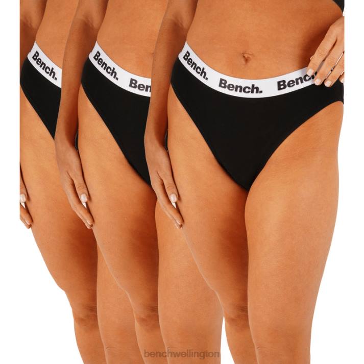 Bench Women Black JORDANA 3 Pack High Leg Brief 4860146