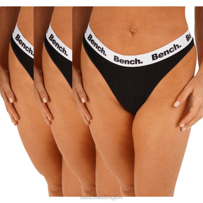 Bench Women Black SHANICE 3 Pack Thongs 4860145
