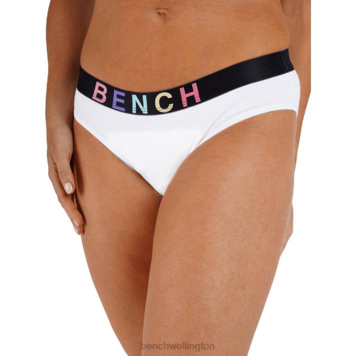 Bench Women White AMAYA Crop Top & Brief Set 4860142